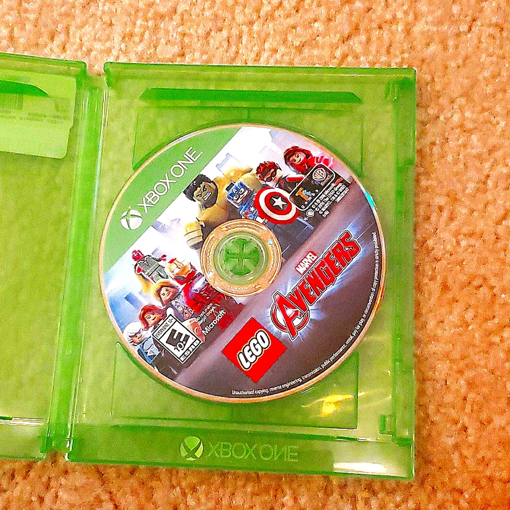 Avengers Lego video game X box